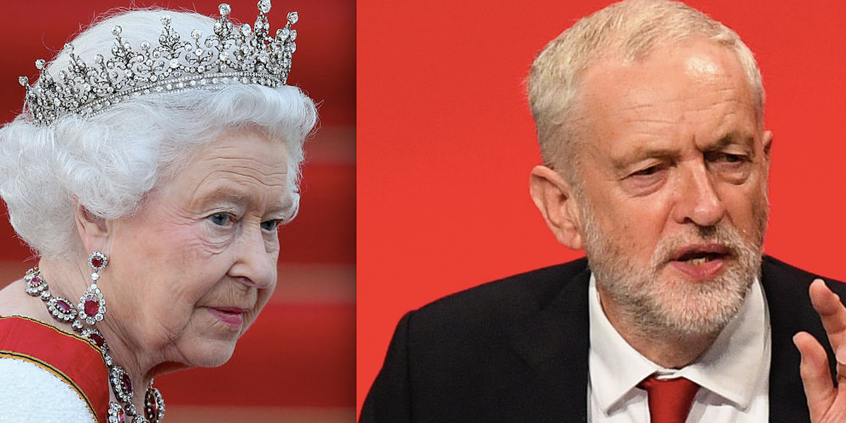 Jeremy Corbyn calls for the Queen to apologise for avoiding tax