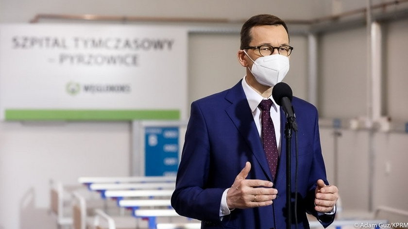 Konferencja Mateusza Morawieckiego. "Zaprezentujemy kolejne obostrzenia, które są konieczne"