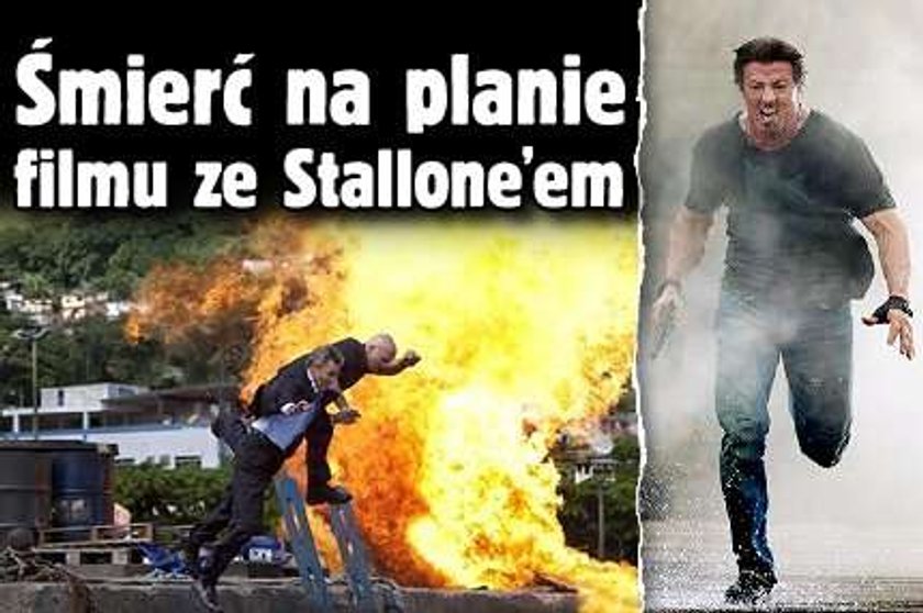 Śmierć na planie filmu ze Stallone'em