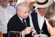 Jarosław Kaczyński w Połajewie