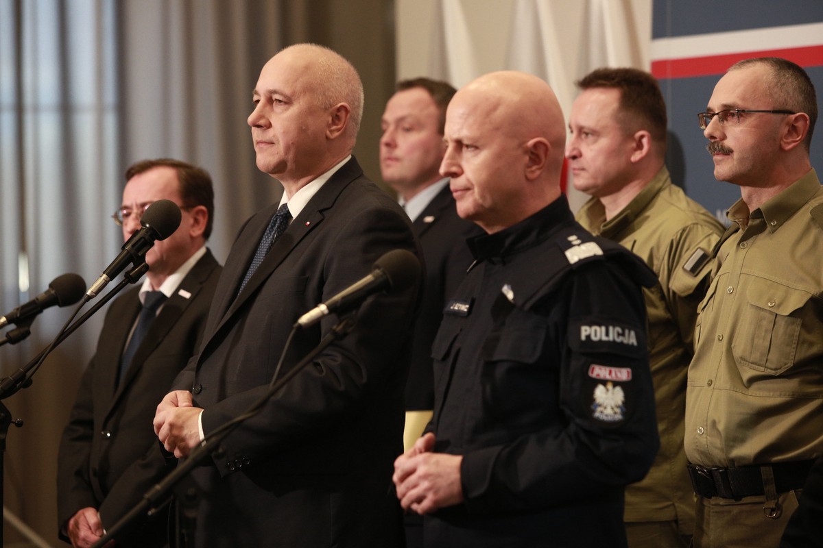 Joachim Brudzinski i general Jaroslaw Szymczyk