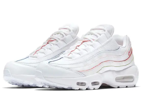 Tęczowe Air Maxy 95. Oldchool podkręcony subtelnymi pastelami