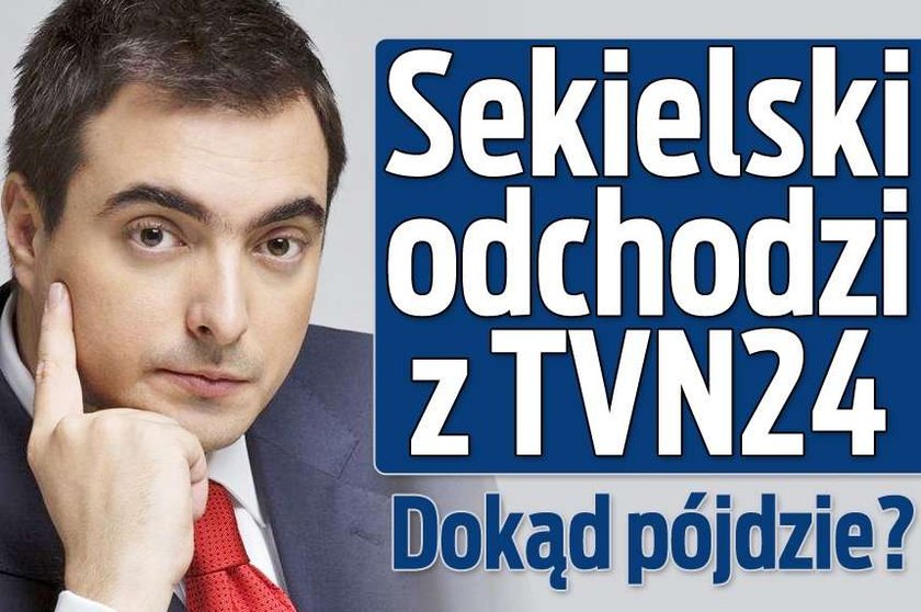 Sekielski odchodzi z TVN24. Dokąd pójdzie?