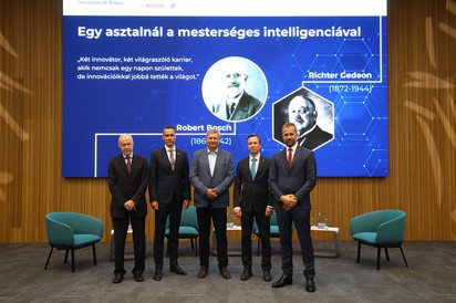 Bosch x Richter Innovátorok Napja: a vezérek felfedték, milyen AI-fejlesztések zajlanak a cégeiken belül