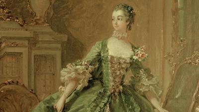 Madame de Pompadour / Gem. v. Boucher