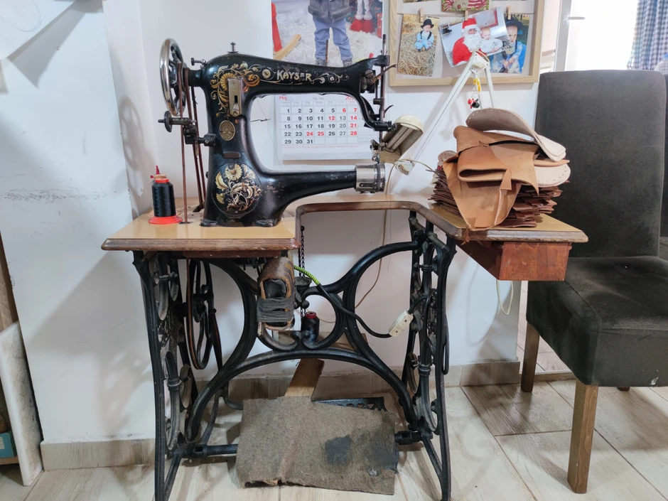 Mašina na kojoj radi Mirna Rackov