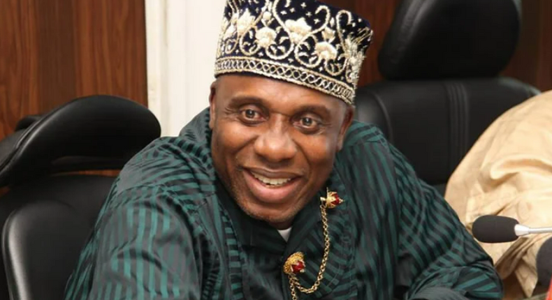 Rotimi Amaechi, Nigeria's Minister of Transportation now in the race to succeed President Muhammadu Buhari. (Punch)
