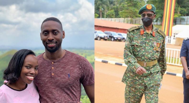 Cynthia Tumwine, Ron Kawamara and Gen Elly Tumwine 