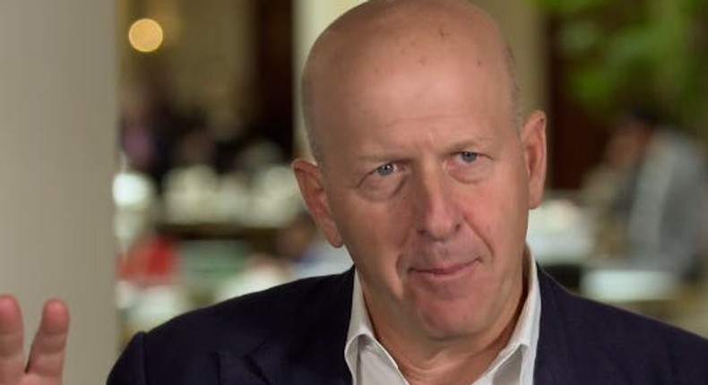 Goldman Sachs' David Solomon.Goldman Sachs