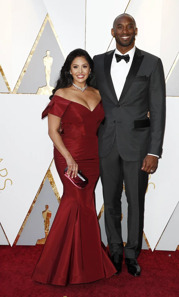 Oscary 2018: Kobe Bryant z żoną Vanessą
