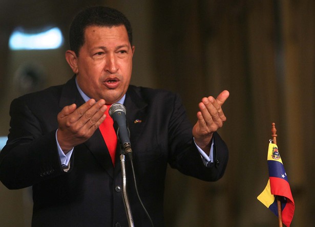 Hugo Chavez, prezydent Wenezueli. fot. Bloomberg