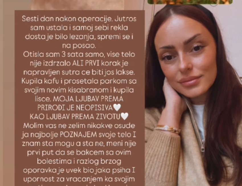 Jelena Batos ponovo operisana