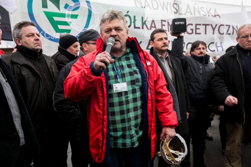 Protest w KWK Brzeszcze