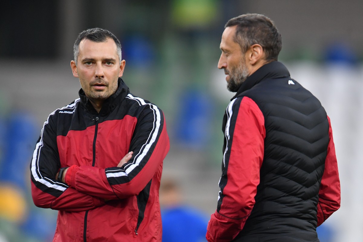Marcin Dymkowski (L) i Piotr Jawny (P)