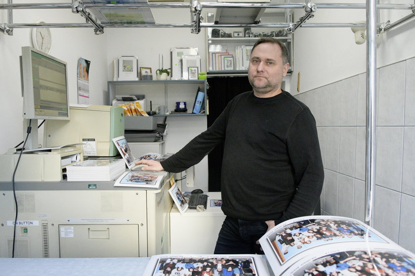 Paweł Szczepański, właściciel zakładu fotograficznego