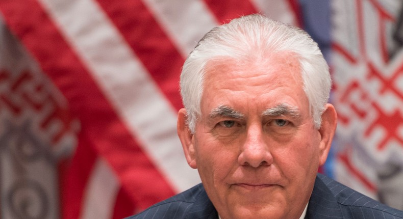 US Secretary of State Rex Tillerson.