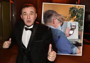 Mitar Mirić uhvaćen na delu