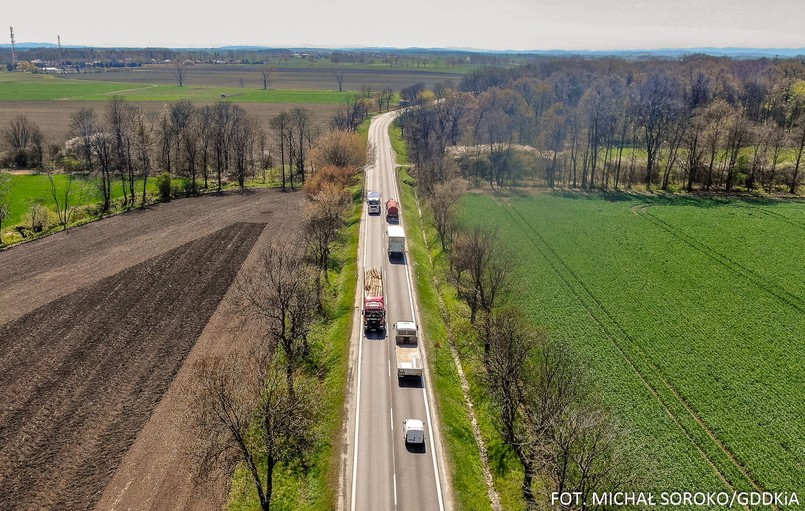 Realizacja trasy S8 na południe od Wrocławia