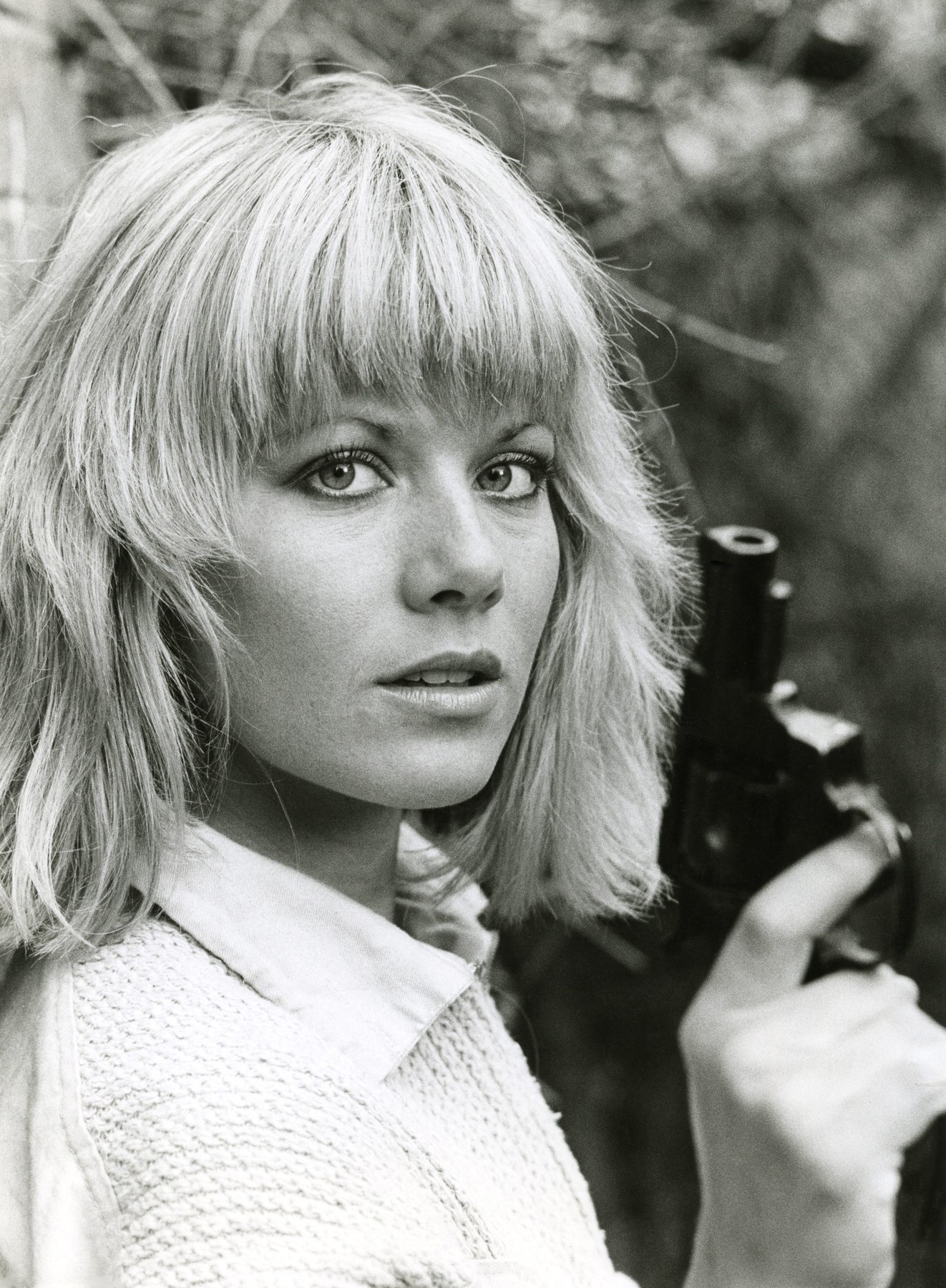 Herečka Glynis Barber ako detektívka Harriet Makepeaceová.