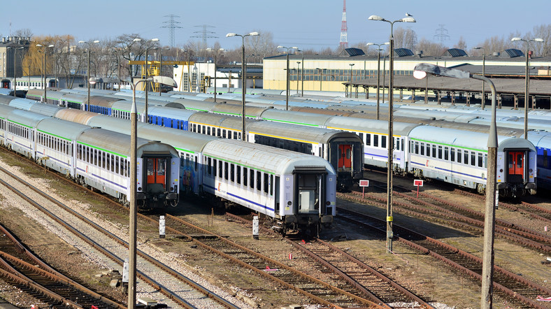 Składy pociągów w Warszawie