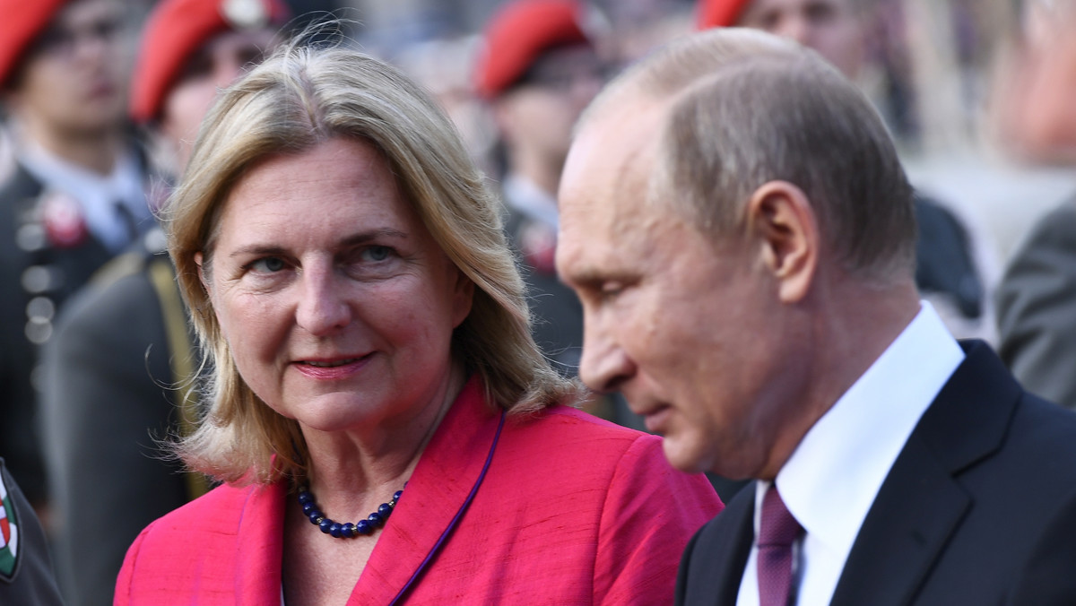 Władimir Putin pojedzie na ślub Karin Kneissl, szefowej austriackiego MSZ