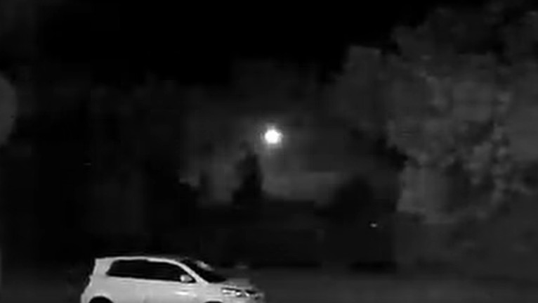 Moment výbuchu dronu