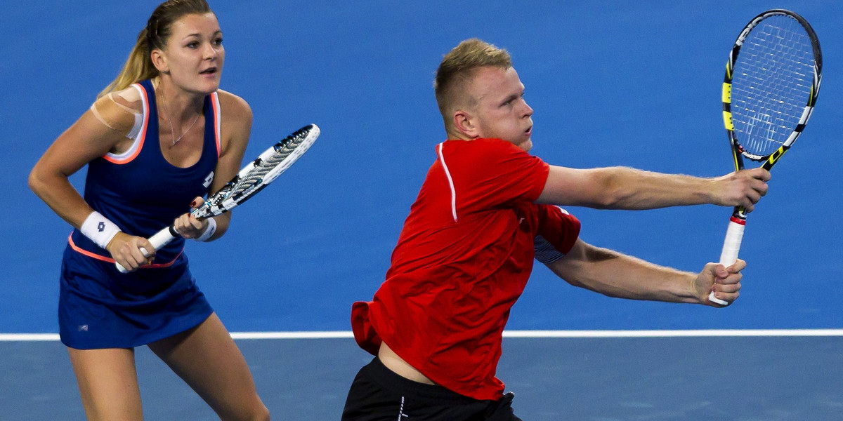 Agnieszka Radwanska i Grzegorz Panfil