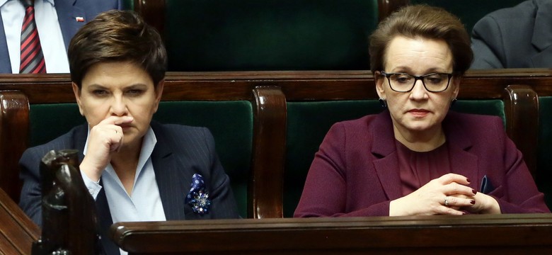 Sejm odrzucił wniosek o odwołanie minister edukacji