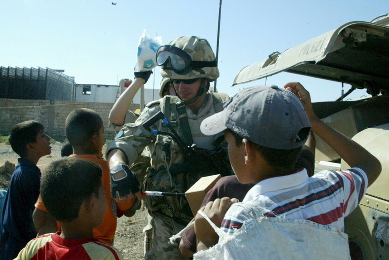 Polski żołnierz w Iraku w 2007 roku