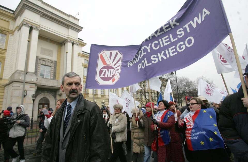 WARSZAWA MANIFESTACJA ZNP