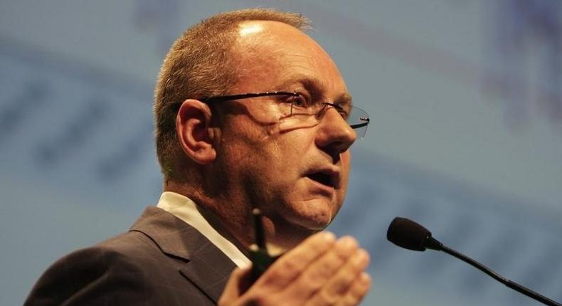 Mark Cutifani, CEO of Anglo American during an annual African mining conference in Cape Town, in a file photo. REUTERS/Mark Wessels