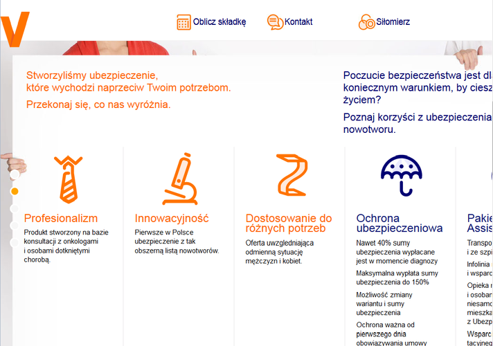 Ubezpieczyciele zmieniają też język i formę dotarcia do klienta. Powstają specjalne strony związane z niekoniecznie z tematyką ubezpieczeniową. Towarzystwa piszą tam o interesujących klientów sprawach, wspominając oczywiście o polisach.<br>
– Naszym celem jest zachęcenie klientów do produktów ubezpieczeniowych, dlatego zaczęliśmy wychodzić do ludzi, być bliżej ich spraw, prowadzić działania dotykające tematów ważnych dla naszych klientów – rodziny, podróży, zdrowia, czy rozrywki – tłumaczy Marta Pokutycka-Mądrala z firmy ING. – Przykładem  jest kampania „Zrób rakowi wspak” ukierunkowana na wsparcie sprzedaży ubezpieczenia na wypadek nowotworu „Ona i On”.