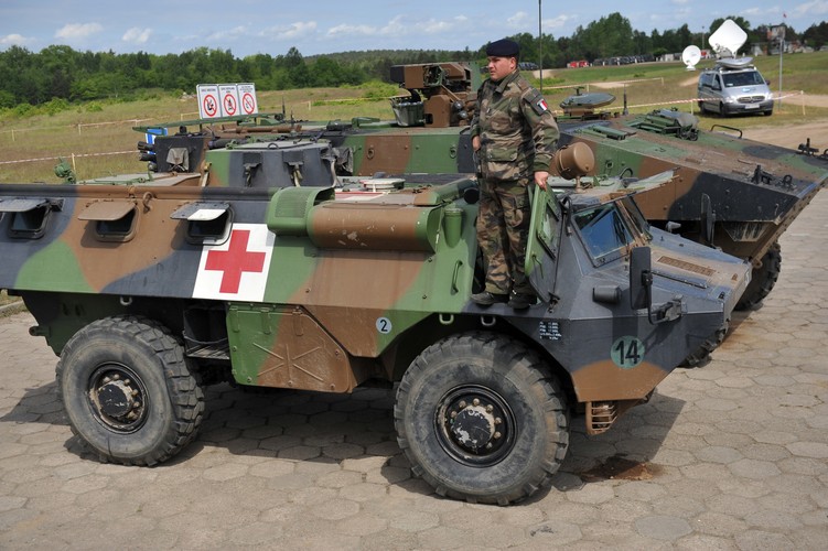 Ćwiczenia Puma 15 na poligonie poligonie w Drawsku Pomorskim <br><br>fot. (mb/cat) PAP/Marcin Bielecki