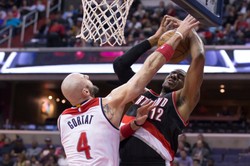 Liga NBA: Trwa dobra seria Washington Wizards. 7 punktów Gortata