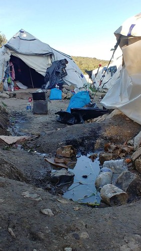 Obóz Moria na wyspie Lesbos