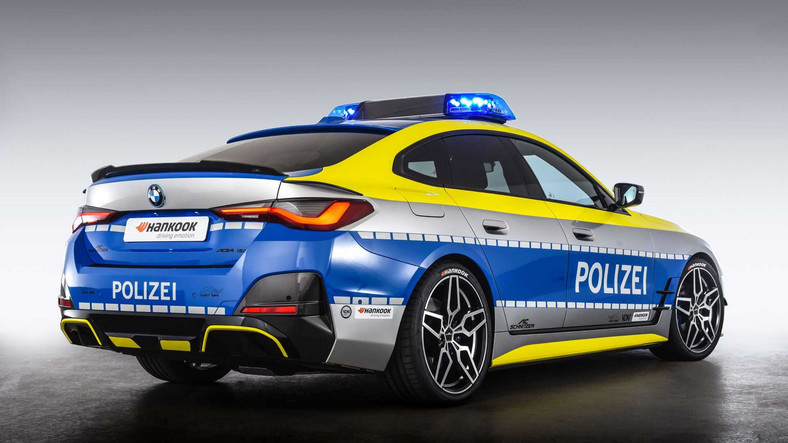 Koncepcyjny radiowóz BMW i4 AC Schnitzer