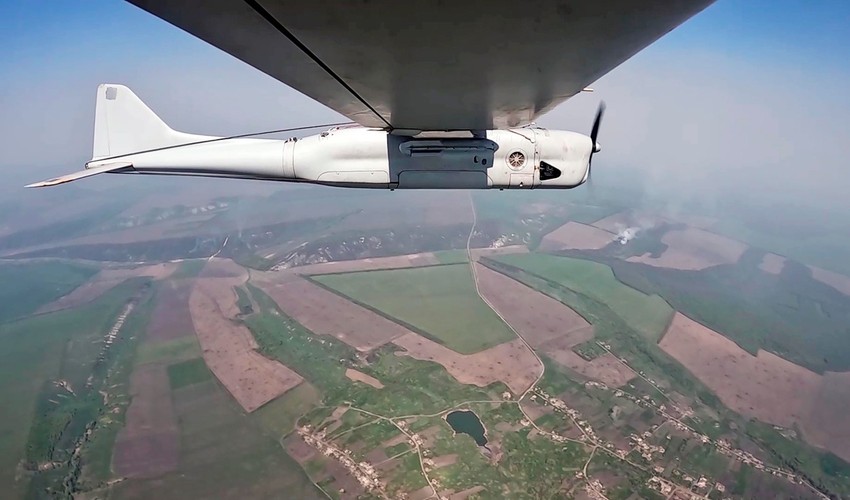 Ruski dron "orlan-10" u Ukrajini u maju 2022.