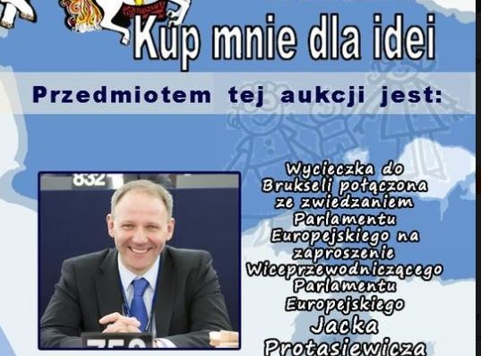 Aukcja WOŚP i Jacka Protasiewicza na Allegro