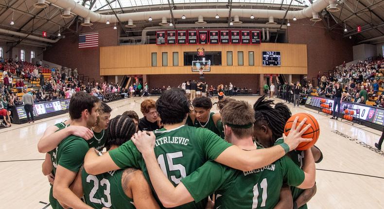 The Dartmouth men's basketball team's historic union vote could lay the groundwork for a wave of unionization across college sports. Photo by Erica Denhoff/Icon Sportswire via Getty Images