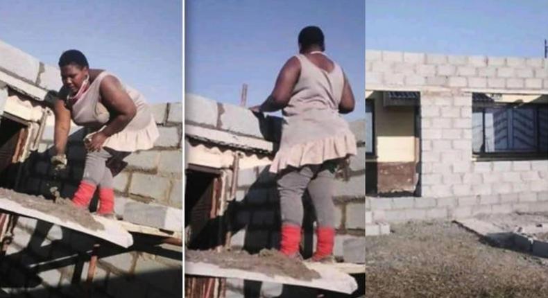 26-year-old woman builds her own home single-handedly 