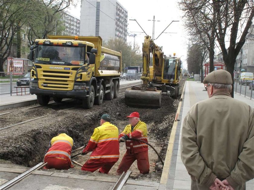 Tramwaje zniknęły z Puławskiej