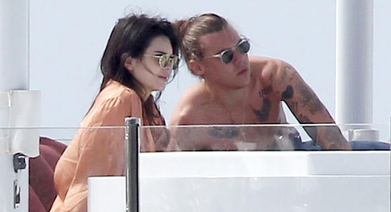 Kendall Jenner, Harry Styles at St. Barts