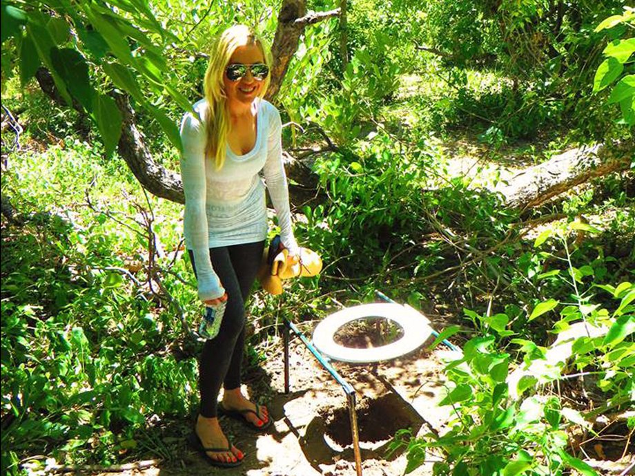 The conditions at the camp were a bit spartan. There were no bathroom facilities in the camp except for bush toilets, which Anna told us is essentially just a seat elevated over a hole.