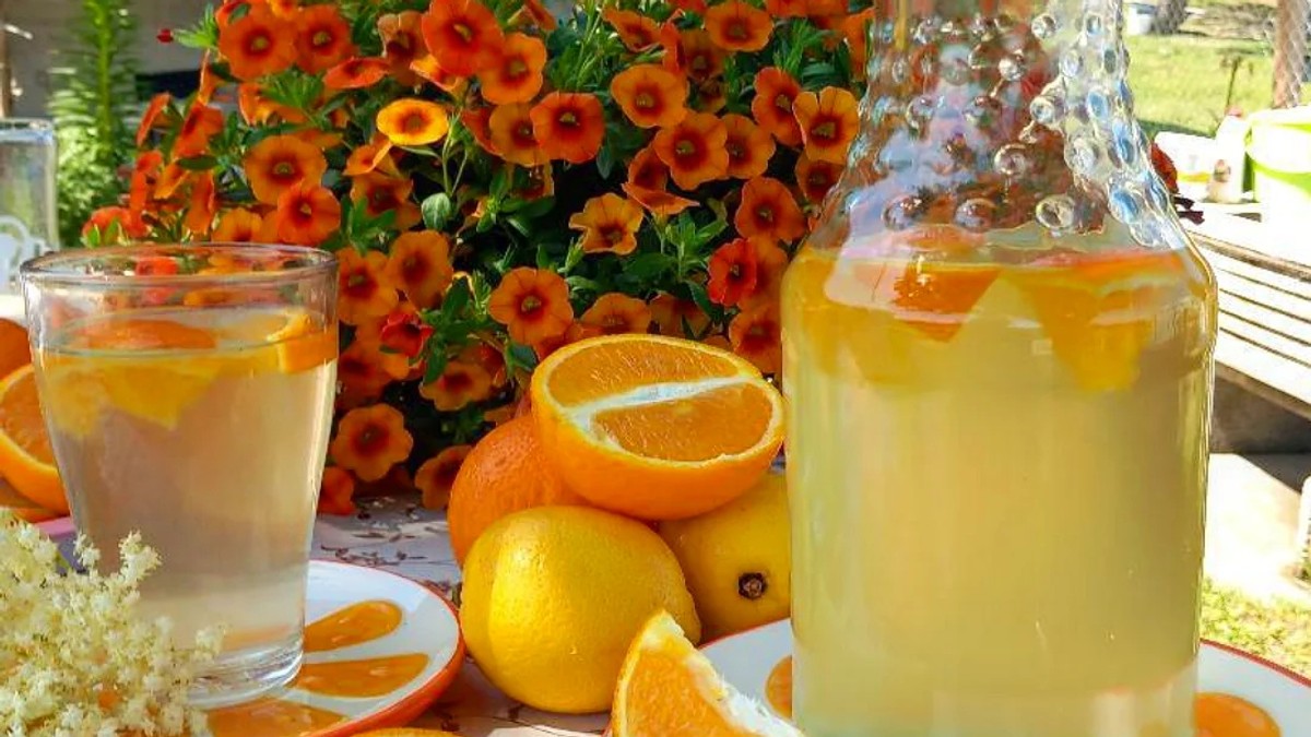 Domaći sirup od zove sa dodatkom pomorandže