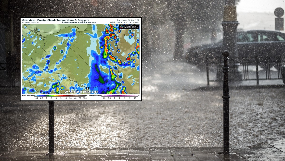 Pogoda na dziś, 25 kwietnia. Są alerty IMGW. Diametralna zmiana w pogodzie