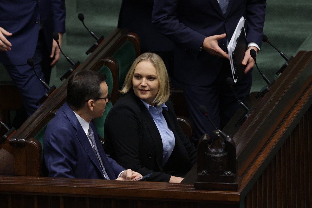 Mateusz Morawiecki i  Dominika Chorosinska