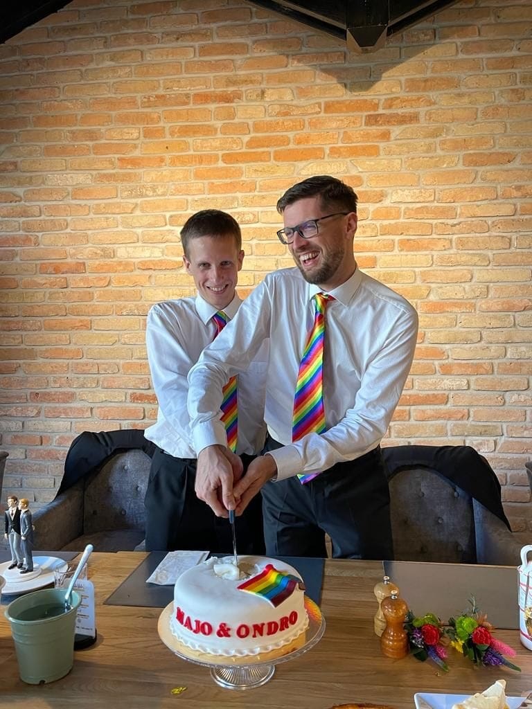 Nechýbalo ani krájanie torty.
