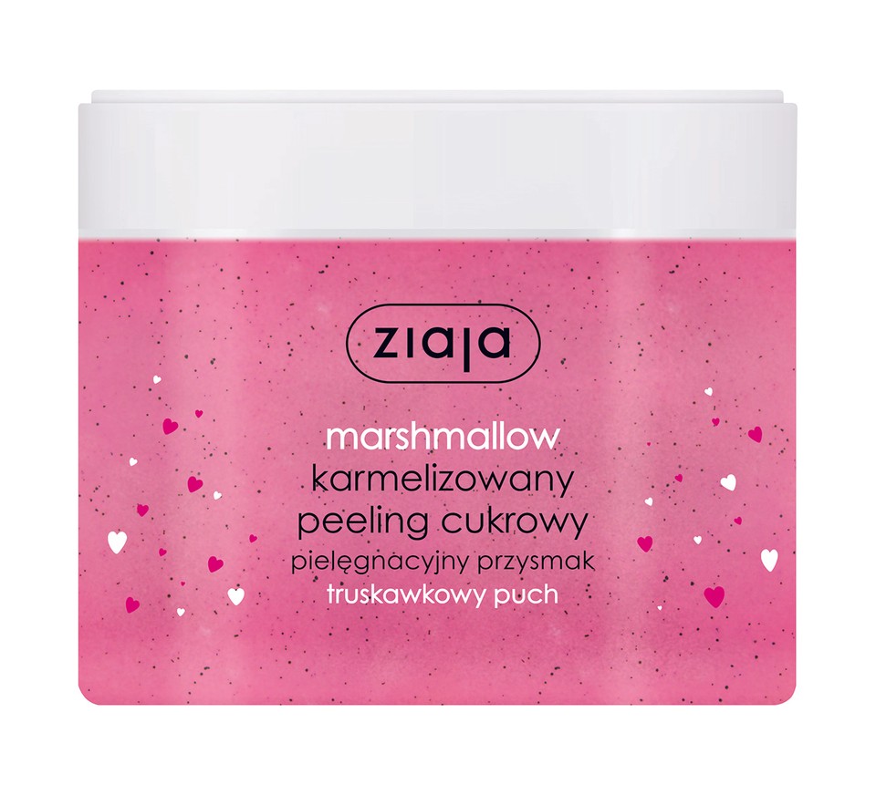 Ziaja marshmallow: karmelizowany peeling cukrowy