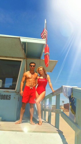 Doda na plaży w Los Angeles