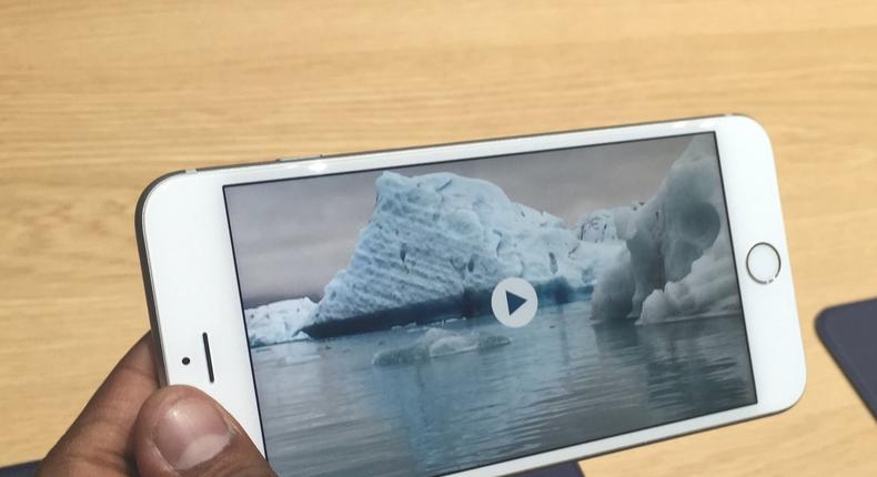 iPhone 6S 4k video